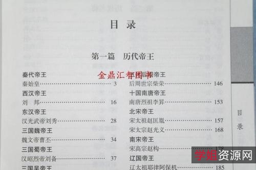 中华帝王大全图文介绍