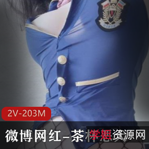 微博网红妹子茶杯恶犬作品2V203M画质退圈