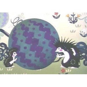 刺猬背西瓜-传统动画经典，窗花剪纸艺术，上海美术制片厂制作