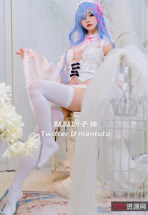 UP主黏黏团子兔雷姆41P+660M视频全集百度盘自取